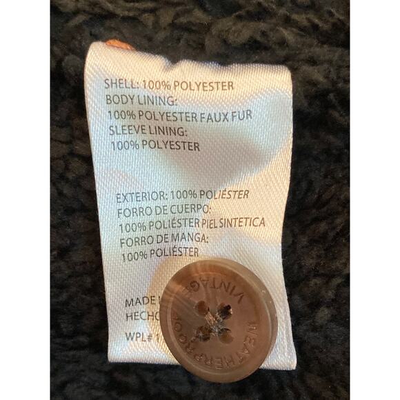 Weatherproof Mens Faux Fur-Lined Button Shirt Sz Large Red Mahogany NWT - Picture 7 of 8